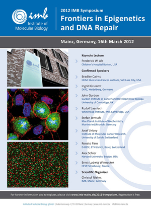 Frontiers in Epigenetics and DNA Repair